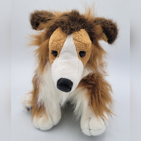 Webkinz Collie Plush GUC Dog Ganz - Picture 1 of 3